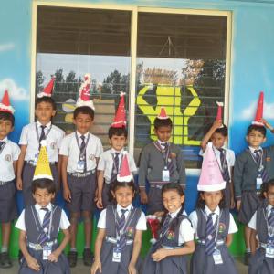 Santa Cap making competition std1to 4th 23Dec24